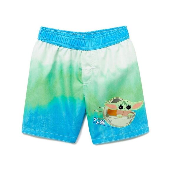 2pc Disney Star Wars Mandalorian Baby Rashguard Swim Set, Size 18 Month - Picture 2 of 2